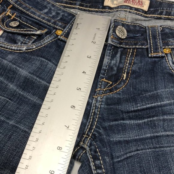 PREMIUM HANDCRAFTED MEK DENIM NEW YORK BOOT JEANS 27x34 ⭐️ - Picture 11 of 15